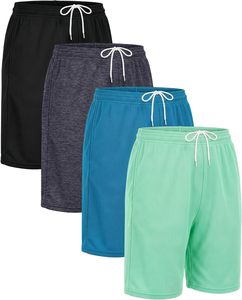 Meilleurs shorts en tricot uni pour femmes, taille mi-haute, respirants, décontractés, coupe régulière, vert, rose, blanc, noir - Product Image 4