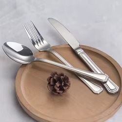 Steel Glossy Finished Decorative Handle Handmade Royal Decorative Metal Hand Forged mirrored Flatware Cutlery Set Home Kitchen - Product Image 5