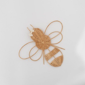 Wholesale Best Seller Eco Friendly Rattan Bee <b>Wall</b> <b>Decor</b> Kids Room Nursery <b>Wall</b> Hanging Handmade Natural Rattan Decoration - Product Image 2