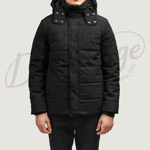 Veste d'hiver matelassée personnalisée pour homme, épaisse, chaude, coupe-vent, à capuche, parka décontractée, veste matelassée pour homme - Product Image 1
