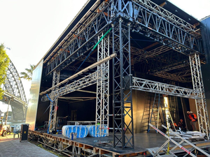 Estructura de Iluminación Profesional para Escenarios, Estructura de Aluminio Fácil de Instalar para Interiores y Exteriores, Ideal para Eventos - Product Image 5