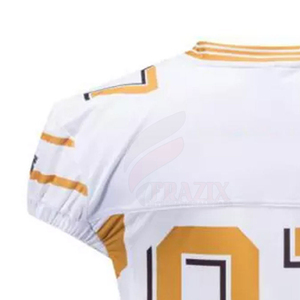 Camiseta de Fútbol Americano de Alta Calidad con Estampado por Transferencia de Calor, Logotipo Personalizado, 100% Poliéster, Tejido de Malla Transpirable, Unisex para Adultos - Product Image 5