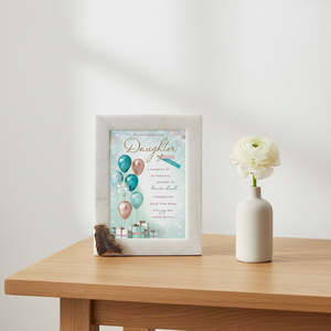 Elegant Handmade <b>White</b> Marble Photo <b>Frame</b> with Natural Stone Finish for Luxury Home Decor Wall Mount Office Display Gift Use - Product Image 3