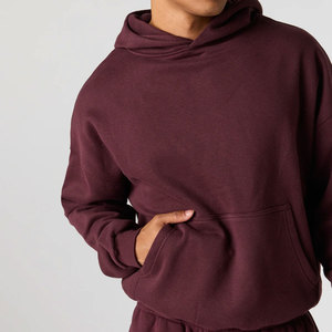 Sudadera con Capucha de Felpa Gruesa, 550 GSM, 100% Algodón, Transpirable, Estilo Urbano, Marca Privada, MOQ Bajo, Sudaderas Personalizadas - Product Image 4