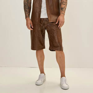 Pantalones Cortos de Cuero para Hombre, Ligeros, Hechos con el Mejor Material, Precio al por Mayor, Pantalones Cortos de Cuero para Hombre en Venta - Product Image 6
