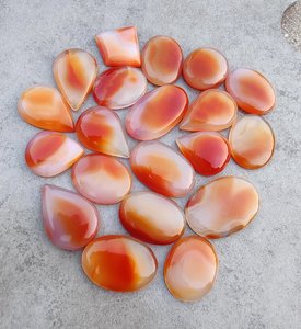 Cabochons en onyx naturel AA+ ovales, lot de 20, vente en gros pour la création de bijoux - Product Image 3