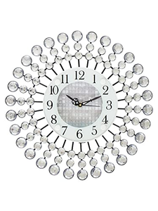Luxury Stylish <b>White</b> Dial Round Shape Amazing Wall <b>Clock</b> Contemporary Decorative <b>Clock</b> for Office Desk and Interior - Product Image 2