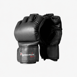 Factory Directly Sales PU Leather Laced Hand Grips Lightweight Breathable Boxing <b>Gloves</b> Black Training Professional MMA <b>Gloves</b> - Product Image 2