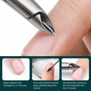 Professional Manicure <b>Pedicure</b> Tools Nail Nipper Clipper Wide Jaw Cuticle and Dead Skin Trimming - Product Image 6
