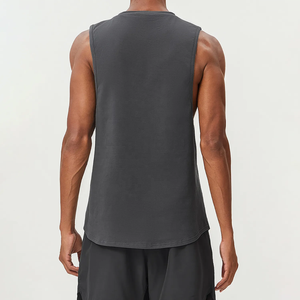 Mens Compression Gym <b>Singlet</b> Slim Fit Breathable Quick Dry 100% Cotton Sporty Workout Athletic Training Fitness <b>Running</b> - Product Image 6