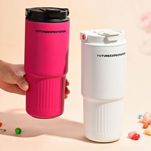 Ultimate Temperature <b>Control</b> Beverage <b>Holder</b> Dual Function Sipper Top Heavy Duty Insulated Metallic Drinking Vessel - Product Image 5