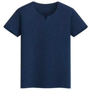 Camiseta de Jersey Personalizada, Casual, Lisa, Corte Regular, 100% Poliéster, Cuello en V, Impresión por Sublimación, Primavera/Verano - Product Image 2