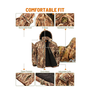 Chaquetas de Caza Impermeables de Invierno para Hombre, Precio Económico, Alta Calidad, Transpirables, Cómodas, de Color Sólido - Product Image 3
