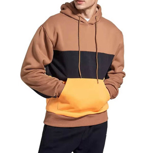 Sweat à capuche basique pour homme, pull à manches longues en coton doux, confortable, streetwear décontracté, sweat à capuche d'hiver pour tous les jours, poche kangourou - Product Image 3