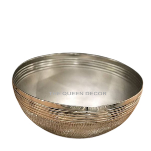 Marvelous Design Tableware Iron Metal Unique Shape Sets Of 3 Gold Finished Free Decorative Bowl Best Selling - Product Image 6