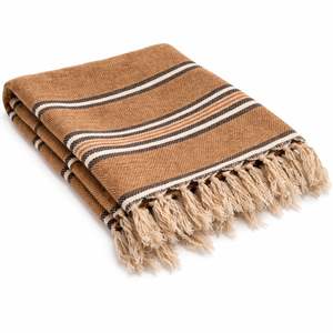 Textiles para el Hogar: Nuevos Caminos de Mesa de Lino Blanco y Verde con Borlas Tejidas a Mano para Fiestas y Cenas - Product Image 1