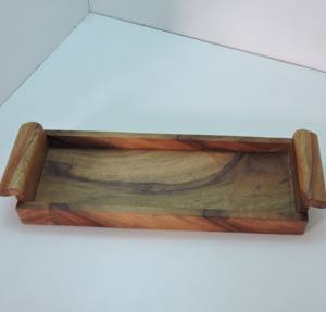 Bandeja de Madera Minimalista para Servir y Almacenar, Ideal para Bodas y Eventos Festivos, Plato Rectangular de Moda para Mesa, Hogar y Cafeterías - Product Image 2