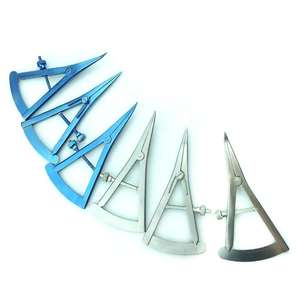 Jeu d'instruments de mesure des paupières ophtalmiques droits de 20 mm en acier inoxydable/alliage de titane, réutilisable, pour ajustement par vis, usage général - Product Image 2