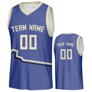 Uniforme Deportivo de Baloncesto Personalizado con Logotipo, Spandex/Poliéster, Transpirable, de Secado Rápido, Antibacterial, Sin Mangas, Unisex - Product Image 3