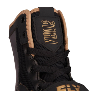 Chaussures de boxe haut de gamme respirantes à lacets en triple maille, cuir synthétique, semelle antidérapante résistante à l'usure, légères, prêtes à être expédiées - Product Image 3