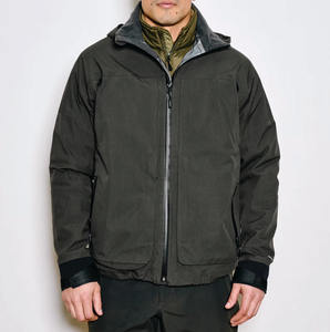 Veste de pêche d'hiver unisexe professionnelle, imperméable, à capuche, épaisse, à motif uni, pour homme, séchage rapide, respirante, faible MOQ - Product Image 1