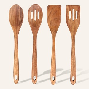Cuchara de madera multiusos más vendida, de construcción robusta, ideal para remover sopa, curry y para la cocina diaria, disponible a buen precio. - Product Image 1
