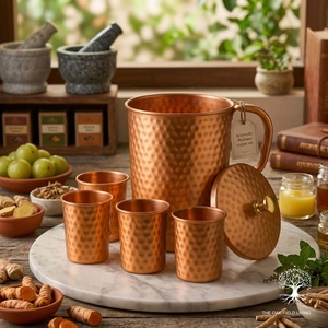hammered copper decorative metalware hammered copper handcrafted utility hammered copper artisan utility hammered copper serving - Product Image 1