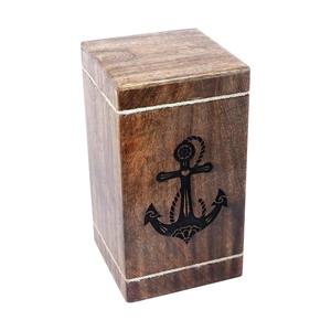 Urna de Madera Hecha a Mano con Tapa Deslizante para Cenizas Humanas y de Mascotas, Regalo Conmemorativo Personalizable - Product Image 6