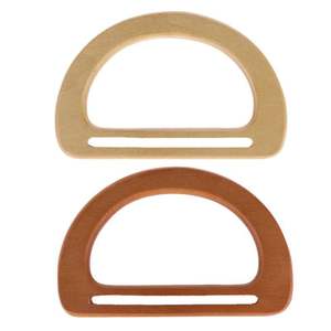 Poignée en bois écologique solide pour sacs, artisanat en bambou et en bois fait à la main pour les cadeaux et les travaux manuels - Product Image 5