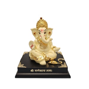 รูปปั้นพระพิฆเนศชุบทอง (4.5นิ้ว) - Product Image 3