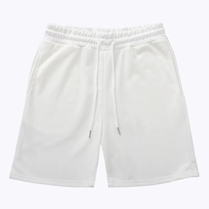 Men Cargo Shorts Solid Color Mid Waist Drawstring Quick Dry Oxford Fabric Casual Bermuda Style 100% Polyester - Product Image 2