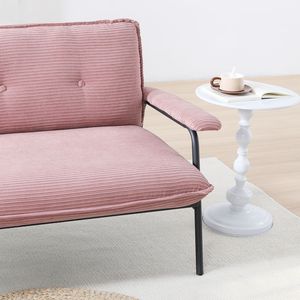Sofá Rosa de 53 Pulgadas para Apartamentos Pequeños, Diseño Espacioso para Ver Películas, Fácil de Manejar en Diversos Escenarios - Product Image 6