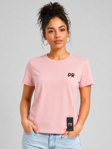 Camiseta Premium para Mujer, Personalizable, Verano, Tejido Grueso de 220 g/m², 100% Algodón, Transpirable, Logos Bordados Personalizados, Apliques - Product Image 1