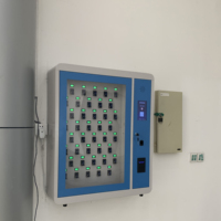 Armoire de gestion de clés intelligente RFID à reconnaissance faciale avec contrôle à distance mobile et enregistrement des accès pour le stockage de clés de bureau et de propriété
