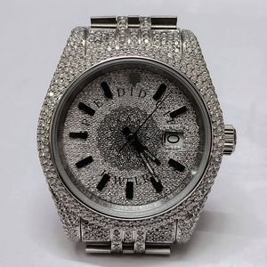 Reloj Splendid Diamond para Hombre, Analógico de Cuarzo, Caja de Lujo, Números Romanos, Cierre Oculto, Cristal de Zafiro de 28 mm, Movimiento ETA, Resistente al Agua 10 m - Product Image 1