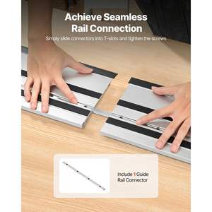 Kit de Proyectos de Carpintería con Sierra de Riel Makita Festool WEN, Rango de Corte de 55 Pulgadas, 2x Guías Lineales de Aluminio Extruido de 27.5 Pulgadas - Product Image 5