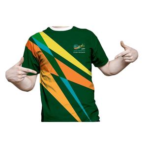 160 gsm Trendy New 2024 Logo impreso Bordado personalizado Algodón Evento promocional camiseta con logotipo serigrafiado personalizado - Product Image 1