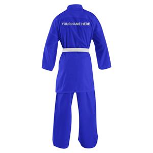 Traje de Karate de algodón personalizado de 14 oz Uniforme de Judo de artes marciales para hombres unisex con cinturón personalizado - Product Image 2