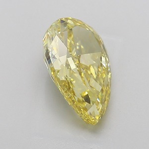 Diamant en forme de poire jaune vif fantaisie de 5,01 carats, clarté VS1, coupe excellente, diamant certifié pour bijoux de luxe et fiançailles - Product Image 4