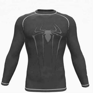 เสื้อแรชการ์ดเปล่าแบบกำหนดเอง พิมพ์ลายด้วยความร้อน ผ้ายืดสแปนเด็กซ์/ไนลอน แห้งเร็ว สำหรับผู้ใหญ่ แขนยาว รุ่น 2026 - Product Image 5