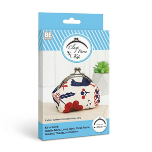 Kit de couture de haute qualité pour porte-monnaie facile à réaliser, pour adultes et adolescents, cadeau de loisir DIY - Product Image 4