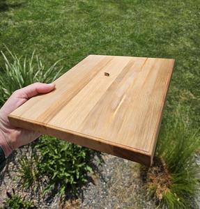 Planche à découper rectangulaire durable en acacia écologique, réutilisable pour les légumes, les fruits et la viande - Product Image 2