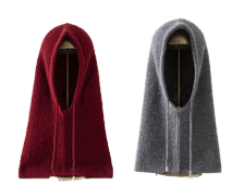 Cagoule tricotée en laine d'alpaga côtelée de haute qualité, chaude, coupe-vent, style original, pour le sport et la pêche, avec cordon de serrage - Product Image 4