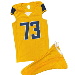 Uniforme de Fútbol Americano Personalizado al por Mayor para Equipos, Estilo Vintage, de Poliéster, Sublimado, para Jóvenes y Adultos - Product Image 2