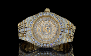 Montre mécanique de luxe de haute qualité sertie de diamants, résistante à l'eau, bracelet en acier inoxydable tendance, cadran analogique unisexe - Product Image 1