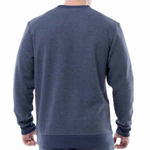 Pull en tricot à col rond pour homme, manches longues, sweat-shirt décontracté, coupe classique, couleur unie, vêtements d'automne - Product Image 2