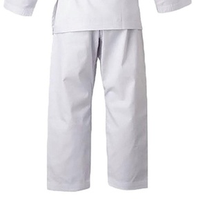 Uniforme de Karate para Adultos, 100% Algodón, Corte Regular, Transpirable, Blanco, Ropa de Artes Marciales Unisex, Teñido Liso, En Stock - Product Image 4