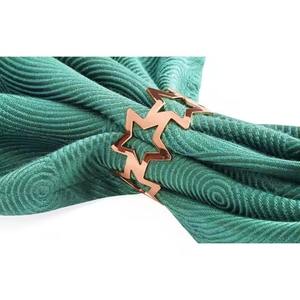 Anneau de serviette en métal de luxe pour la décoration de traiteur, idéal pour les réceptions de mariage, la mise en scène des tables et les banquets - Product Image 4