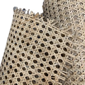 Mimbre de ratán natural de Vietnam, tejido abierto, color marrón, 60 cm de ancho, material para asientos de sillas, muebles y decoración de interiores. - Product Image 1