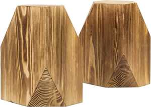 ที่คั่นหนังสือไม้เนื้อแข็งสไตล์วินเทจแบบเรียบง่าย รูปทรงเรขาคณิตอเนกประสงค์ ชุดที่คั่นหนังสือสไตล์ฟาร์ - Product Image 4